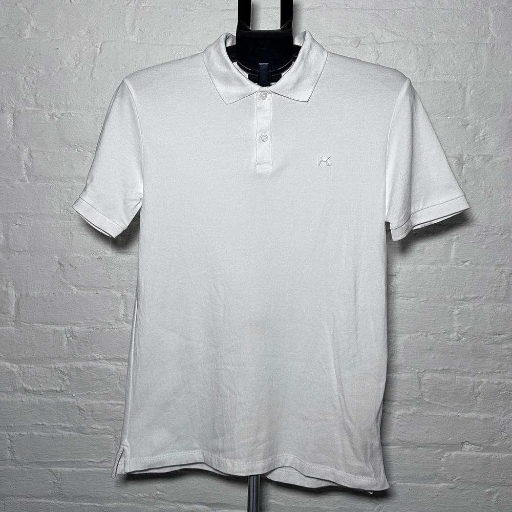 The Kooples Men’s White Logo Polo Shirt